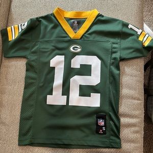 NFL Team Apparel Youth small (8) Green Bay Packers Rodgers football jersey